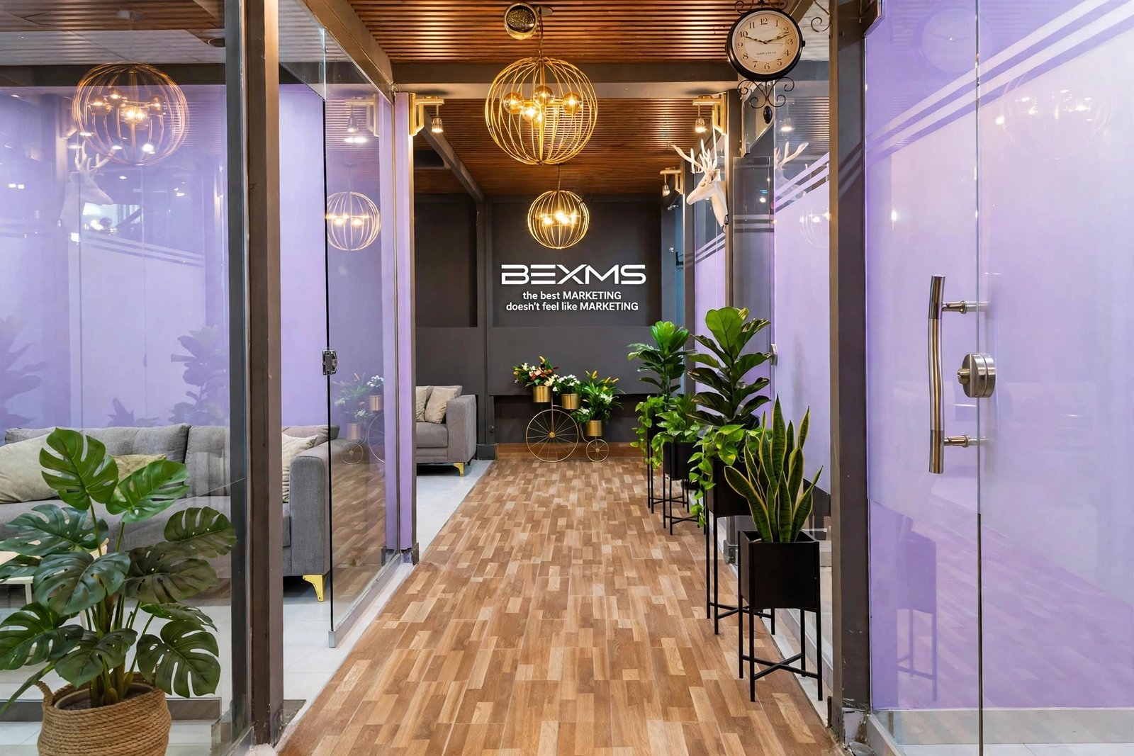 BEXMS Corporate Headquarters and Office Reception in Gulbahar Colony, Lahore Cantt, Pakistan